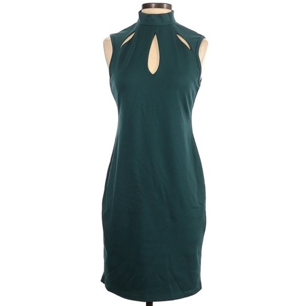 Free Press Emerald Cutout Cocktail Dress